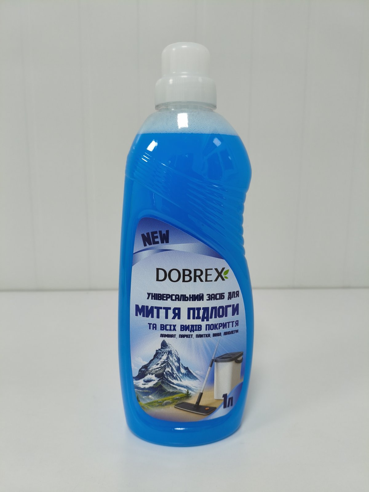 DOBREX Засіб для миття підлоги та всіх типів покриттів Альпійська свіжість 1 л